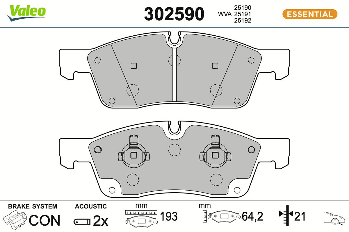 BRAKE PADS FIRST JEEP GRAND CHEROKEE FR